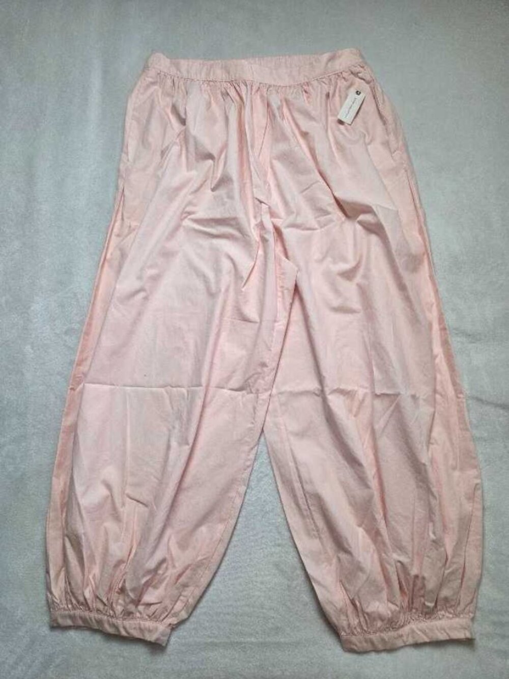 New XL Anthropologie x Maeve poplin harem Genie pants in Creole pink